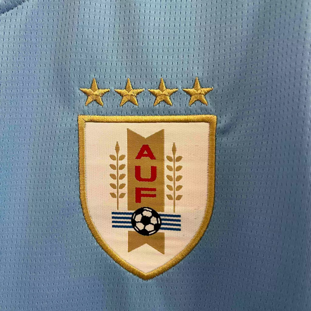 Camisa Uruguai Home I 2024/25 Nike Torcedor Masculino - Azul
