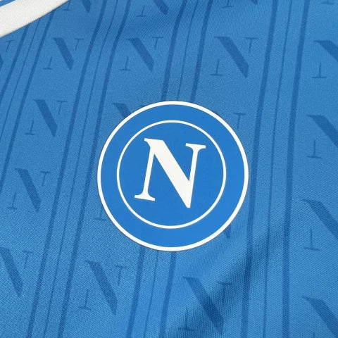 Camisa Napoli Home I 2025/26 EA7 Torcedor Masculina - Azul