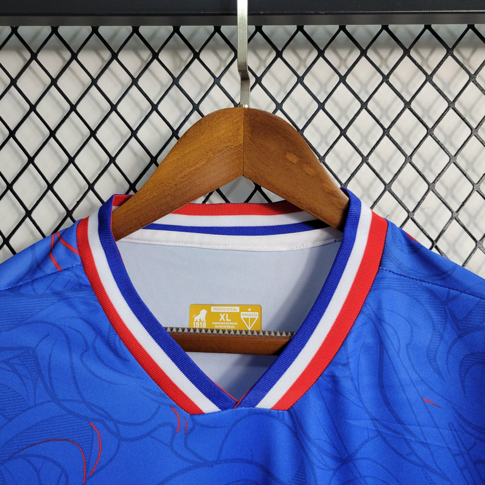 Camisa fortaleza 2023/34 torcedor masculina - azul