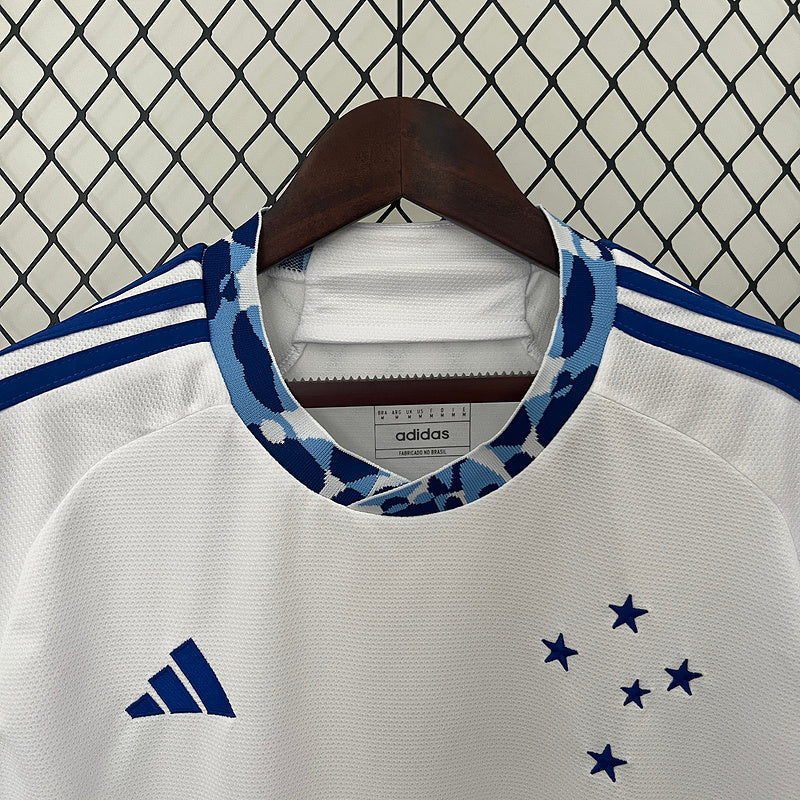 Camisa Cruzeiro Away II 2024/25 Adidas Torcedor Masculina - Branca