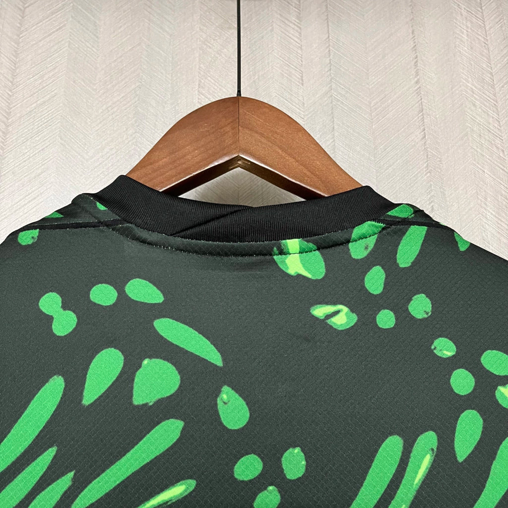 Camisa Nigéria Home I 2024/25 Nike Torcedor Masculina - Preta
