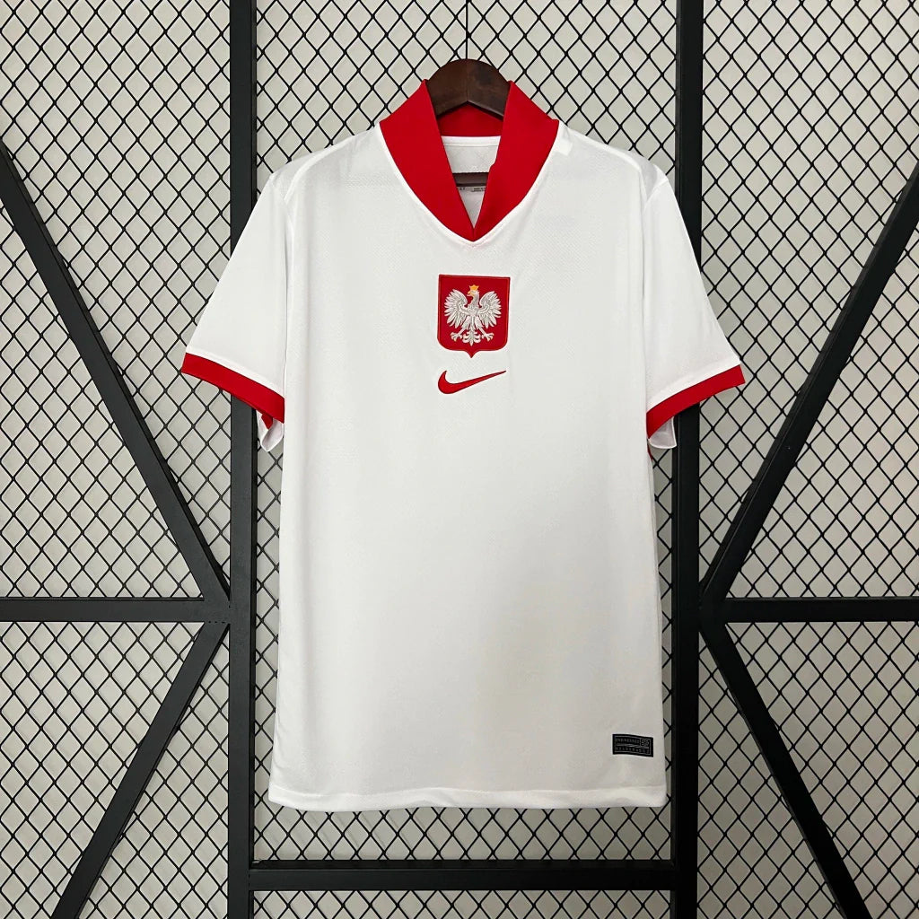 Camisa Polônia Home I 2024/25 Nike Torcedor Masculina - Branca
