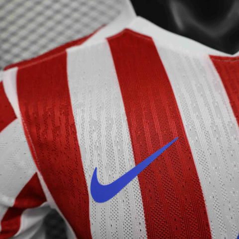 Camisa Atlético de Madrid Home I 2025/26 Nike Jogador Masculina - Vermelha e Branca