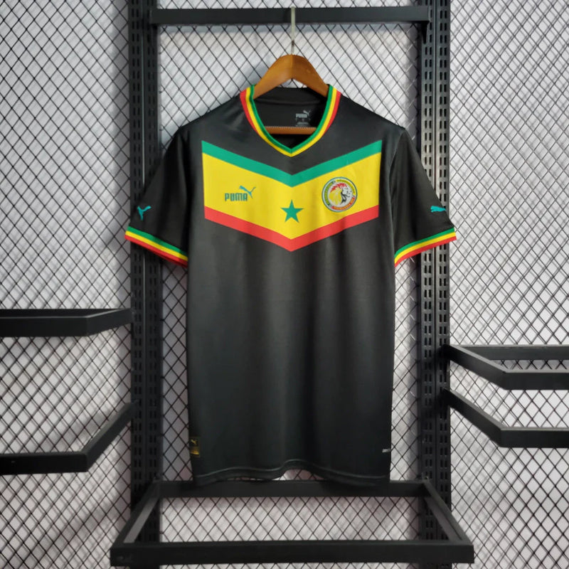 Camisa Senegal Third III 2022/23 Puma Torcedor Masculina - Preta