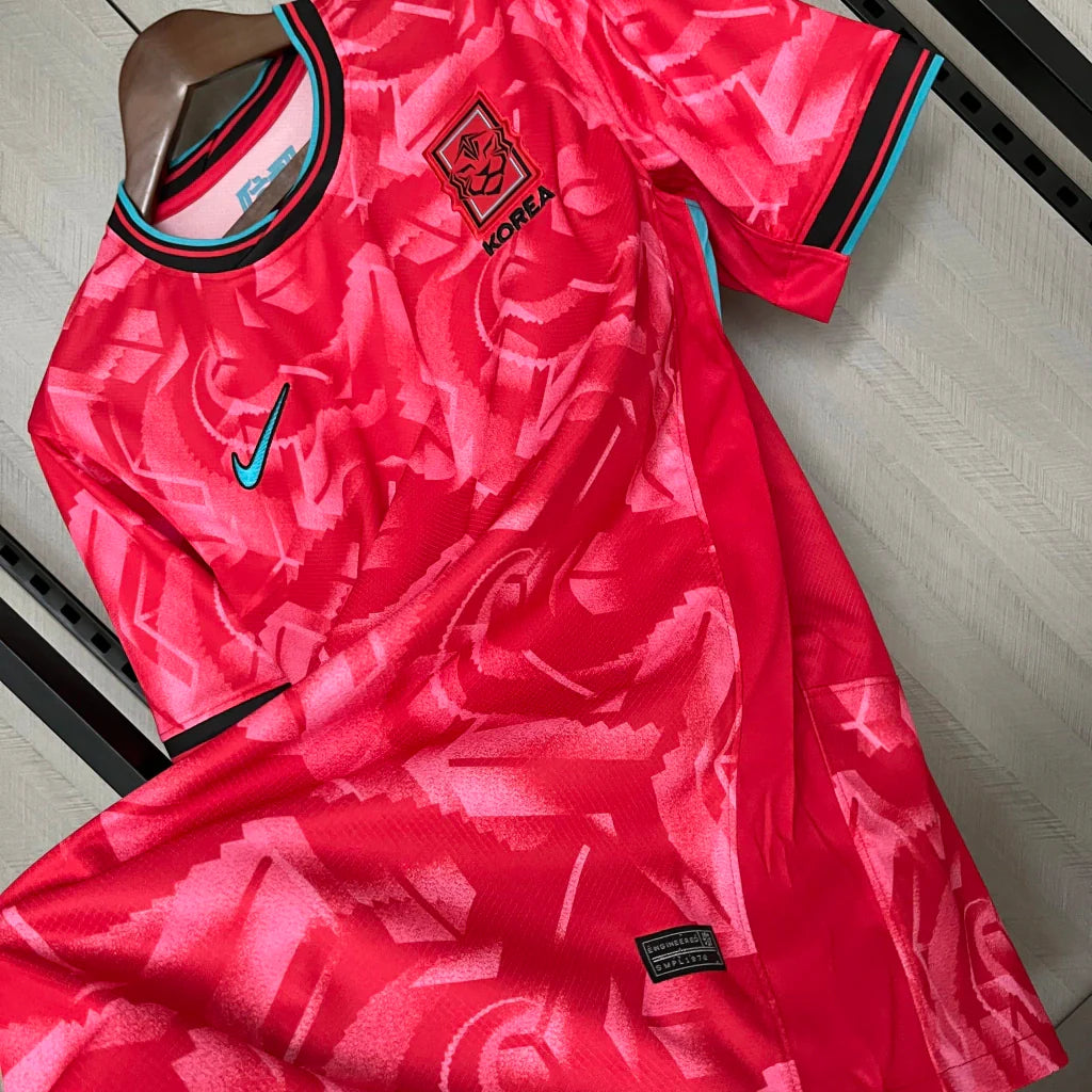 Camisa Coreia do Sul Home I 2024/25 Nike Torcedor Masculina