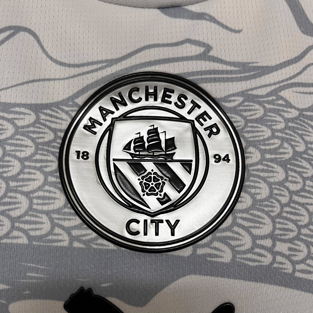 Camisa Manchester City Edição Especial 24/25 Torcedor Puma Masculina - Cinza