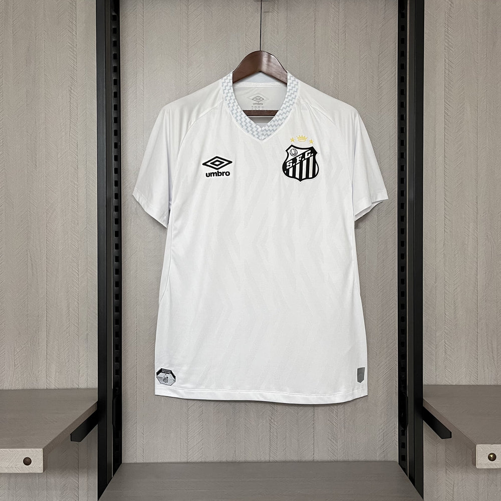 Camisa Santos Home I 2025/26 umbro Torcedor Masculina - Branca