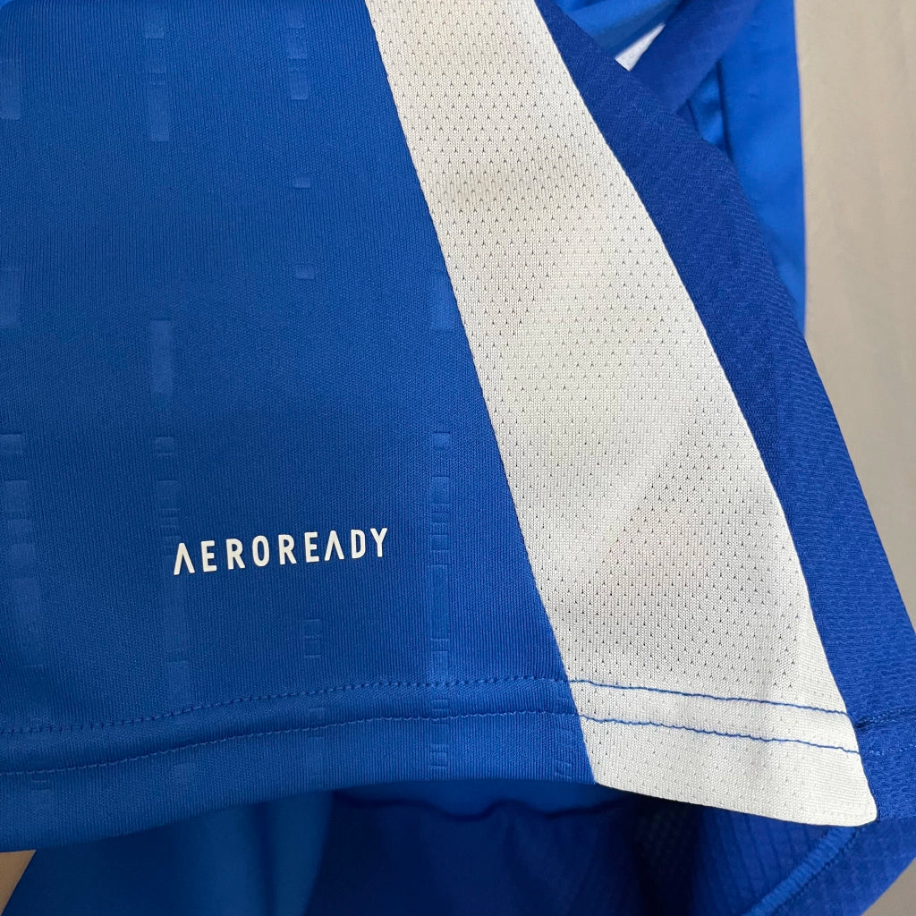 Camisa Itália Home I 2024/25 Adidas Torcedor Masculina - Azul