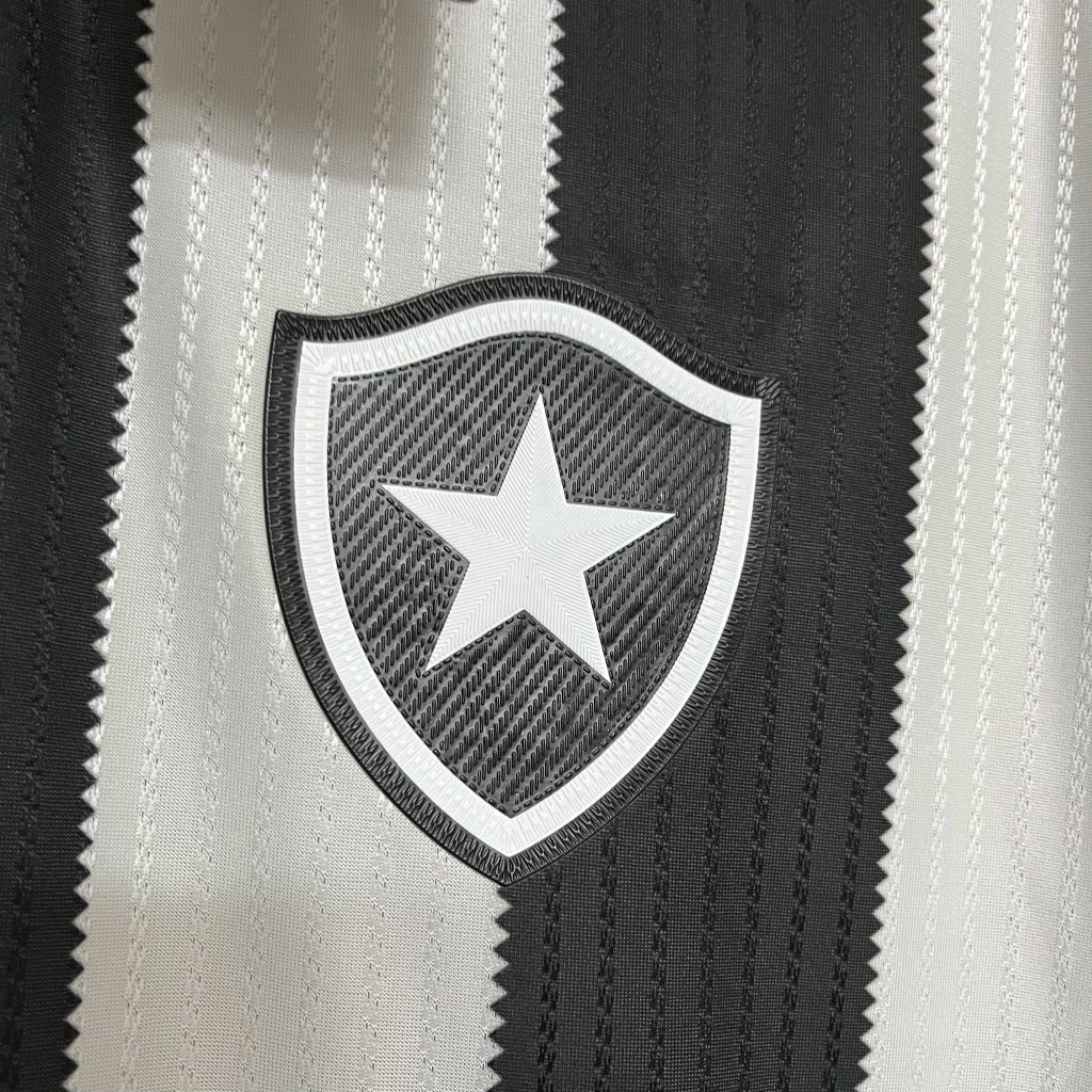 Camisa Botafogo Home I 2024/25 Manga Longa Torcedor Masculina