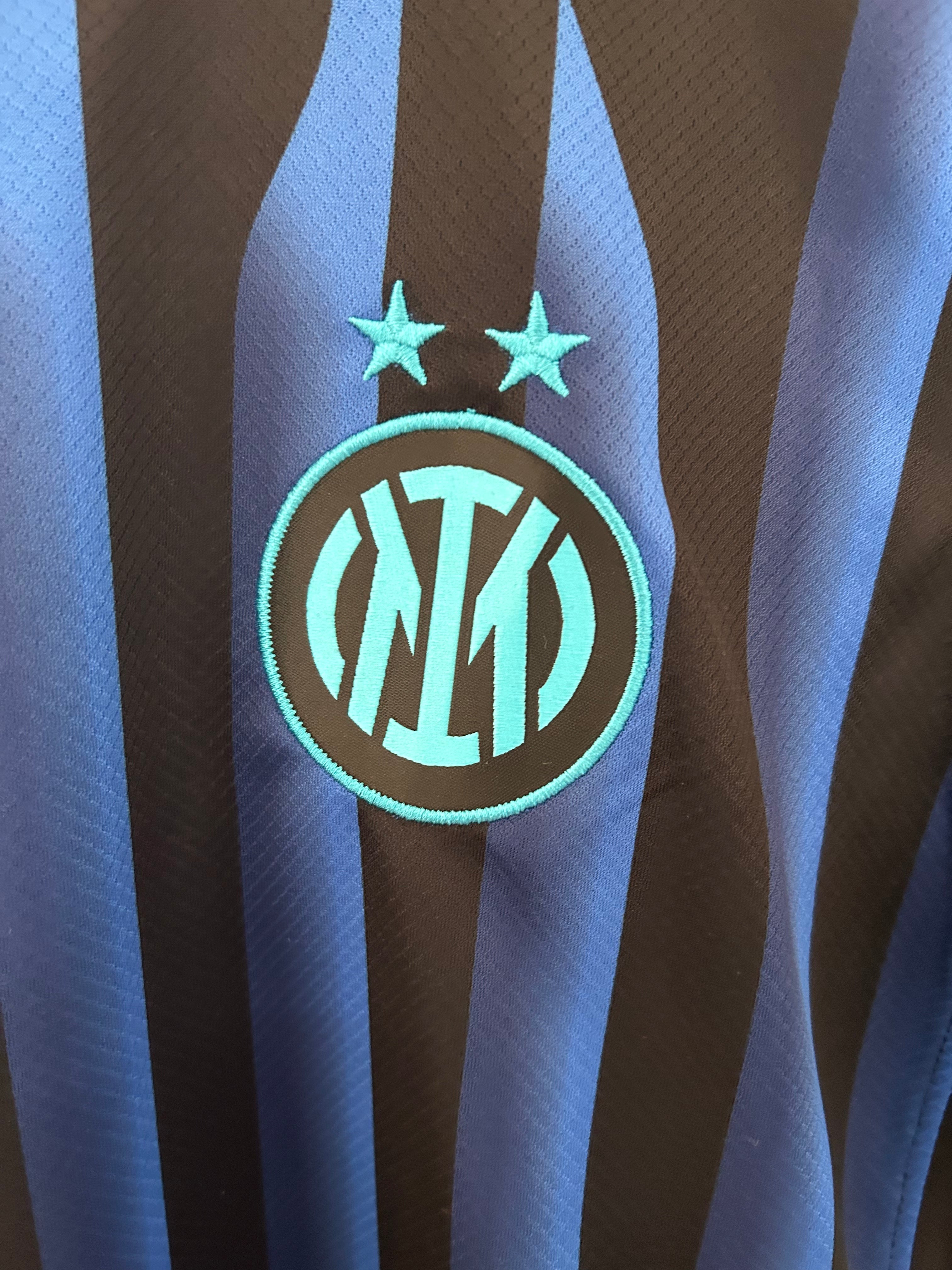 Camisa inter de Milão Home I 2025/26 Nike Torcedor Masculina  - Preta