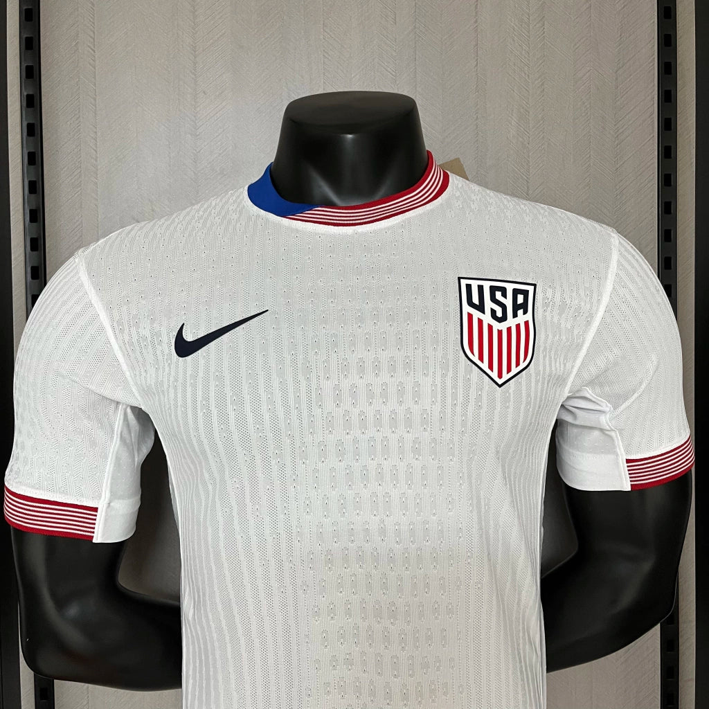 Camisa Estados Unidos Home I 2024/25 Nike Jogador Masculina - Branca