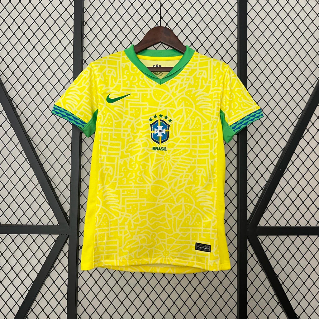 Camisa Brasil Home I 2024/25 Nike Torcedor Masculina