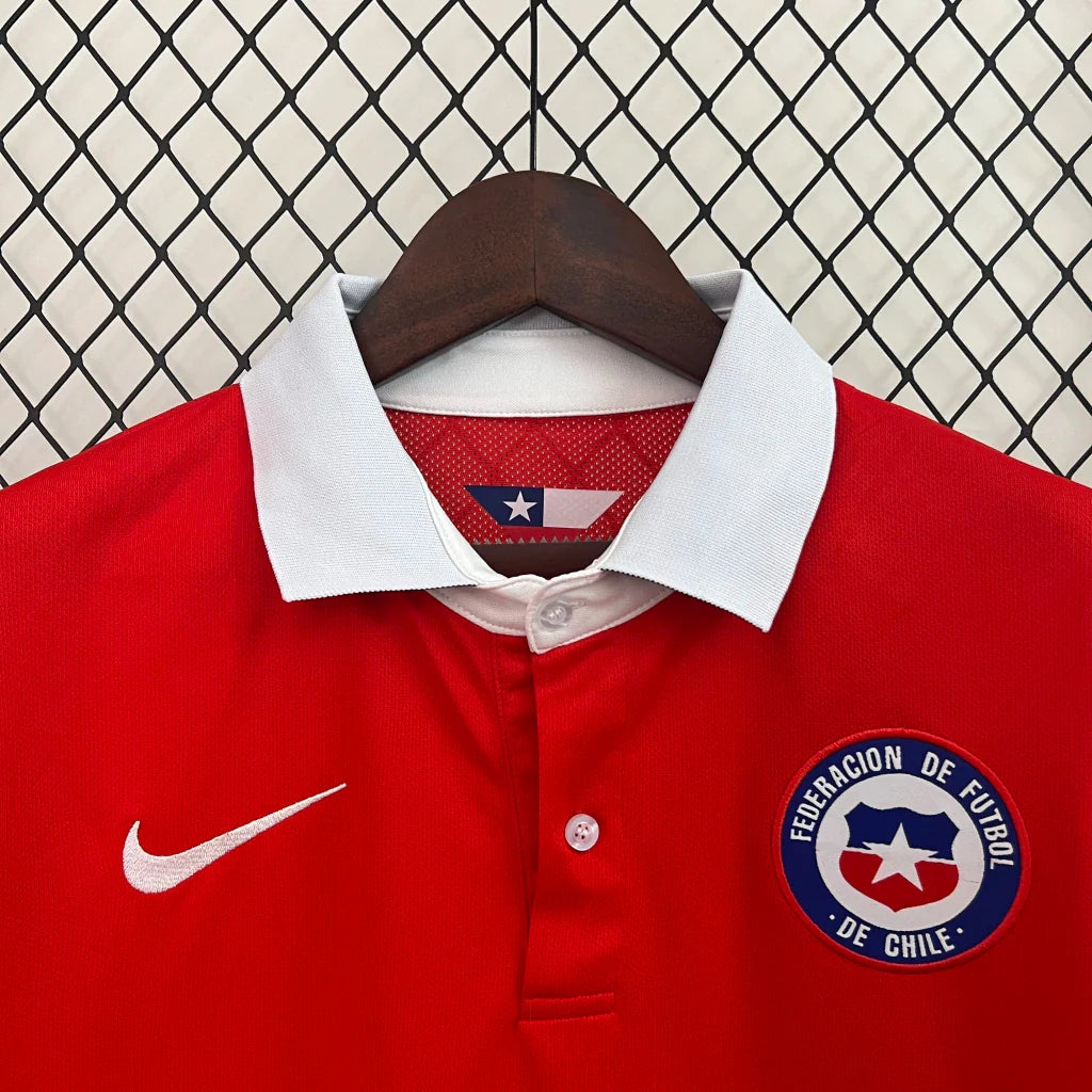 Camisa Chile Home II 2015/16 Nike Retrô Masculina - Vermelha