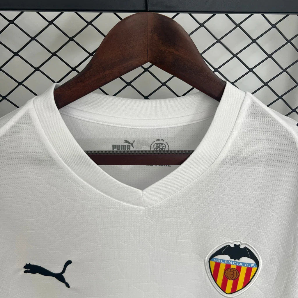Camisa Valencia Home I 2025/26 Puma Torcedor Masculina - Branca