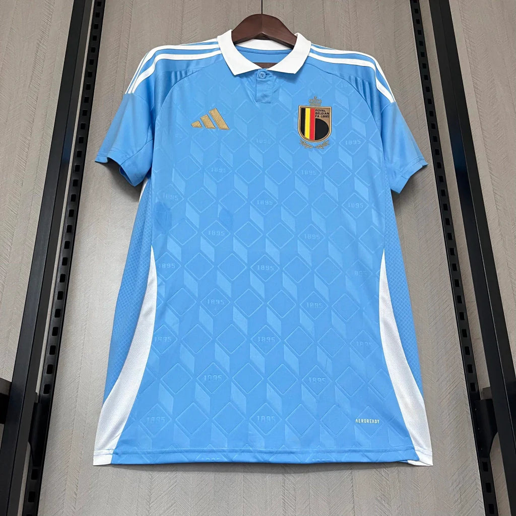 Camisa Bélgica Away II 2024/25 Adidas Torcedor Masculina - Azul