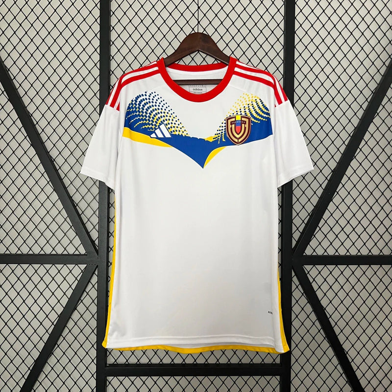 Camisa Venezuela Away II 2024/25 Adidas Torcedor Masculina - Branca