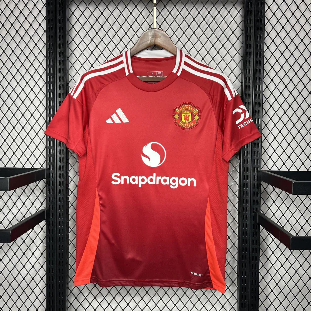Camisa Manchester United Home (1) 2024/25 Adidas Torcedor Masculina