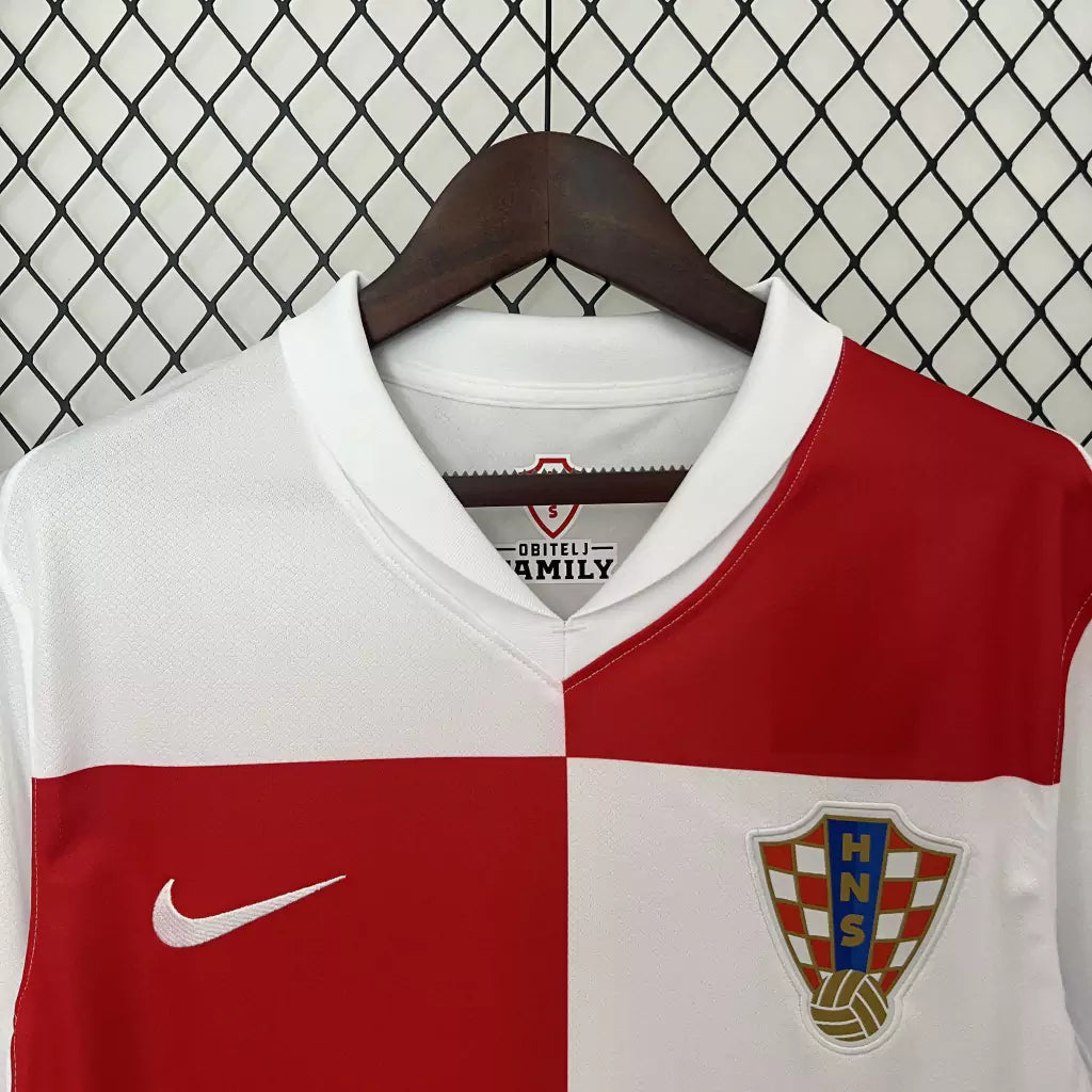 Camisa Croácia Home I 2024/25 Nike Torcedor Masculina