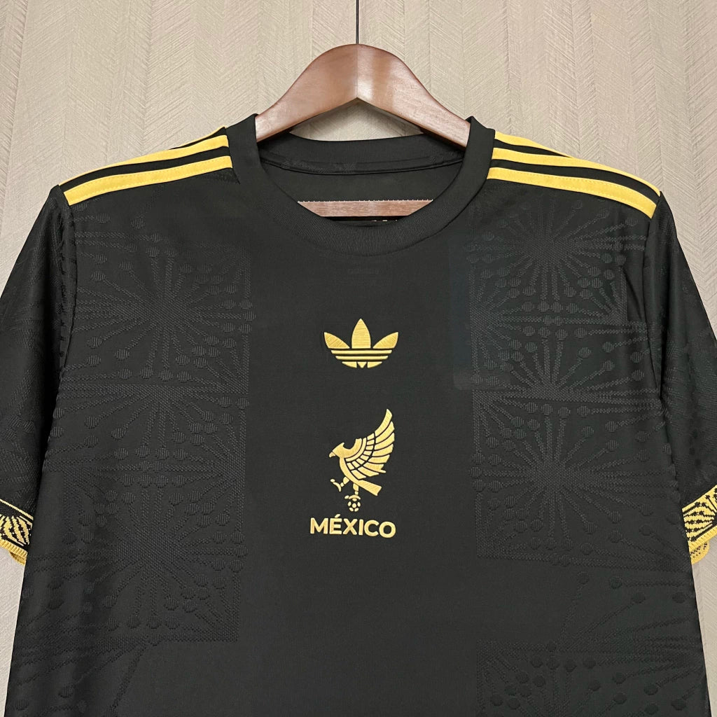 Camisa México Home I 2025/26 Adidas Torcedor Masculina - Preta