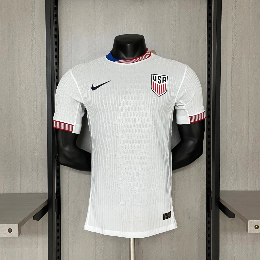Camisa Estados Unidos Home I 2024/25 Nike Jogador Masculina - Branca