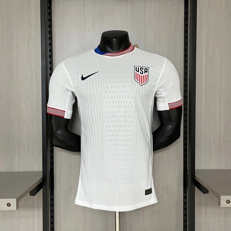 Camisa Estados Unidos Home I 2024/25 Nike Jogador Masculina - Branca