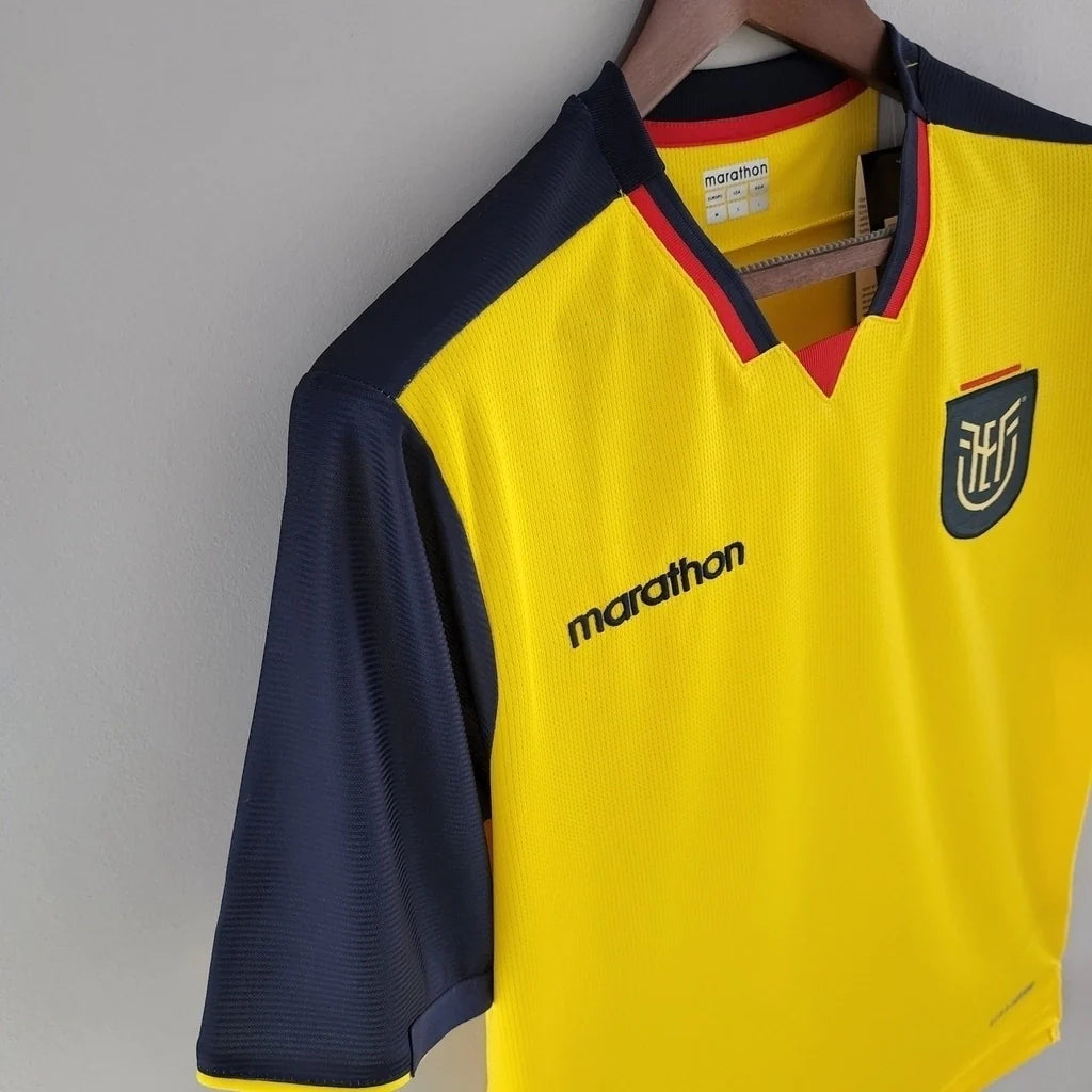 Camisa Equador Home I 2022/23 Torcedor Masculina - Amarela
