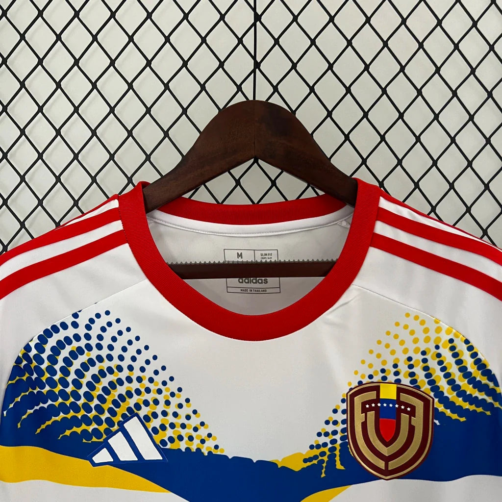 Camisa Venezuela Away II 2024/25 Adidas Torcedor Masculina - Branca
