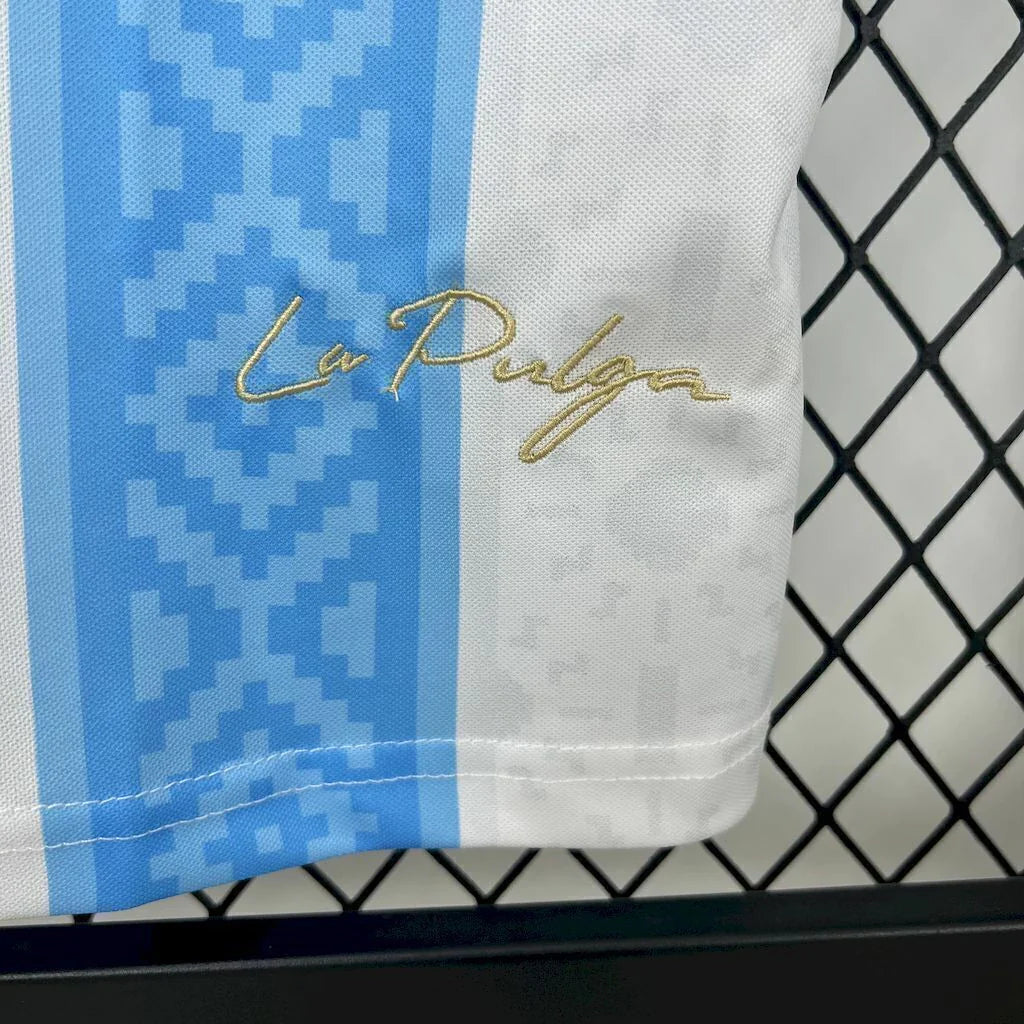 Camisa Argentina 'La Pulga' 2025 Comma Football Torcedor Masculina