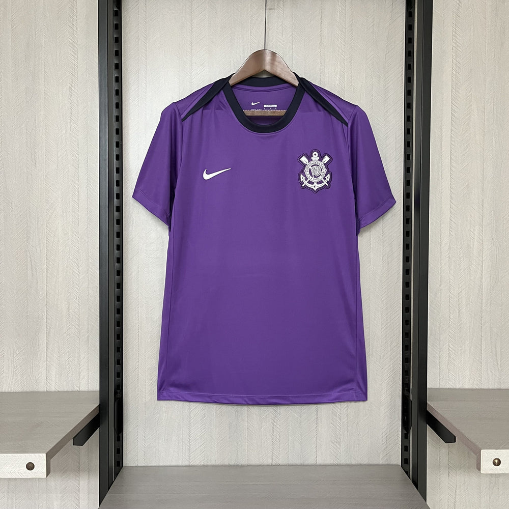 Camisa Corinthians treino 25/26 torcedor masculina - Roxa