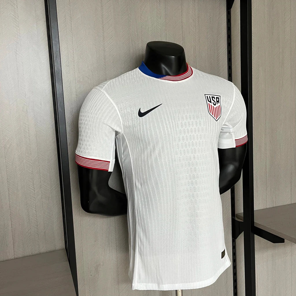 Camisa Estados Unidos Home I 2024/25 Nike Jogador Masculina - Branca