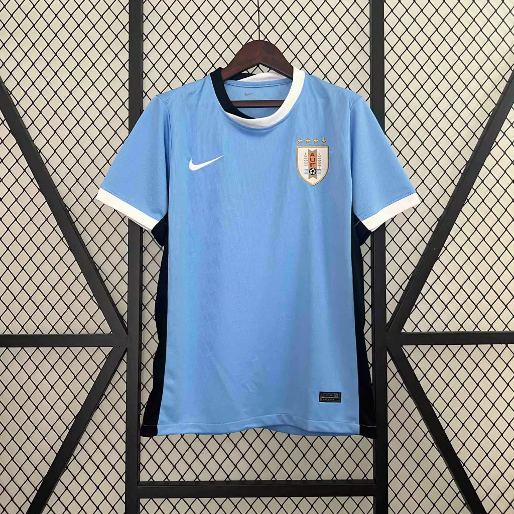 Camisa Uruguai Home I 2024/25 Nike Torcedor Masculino - Azul