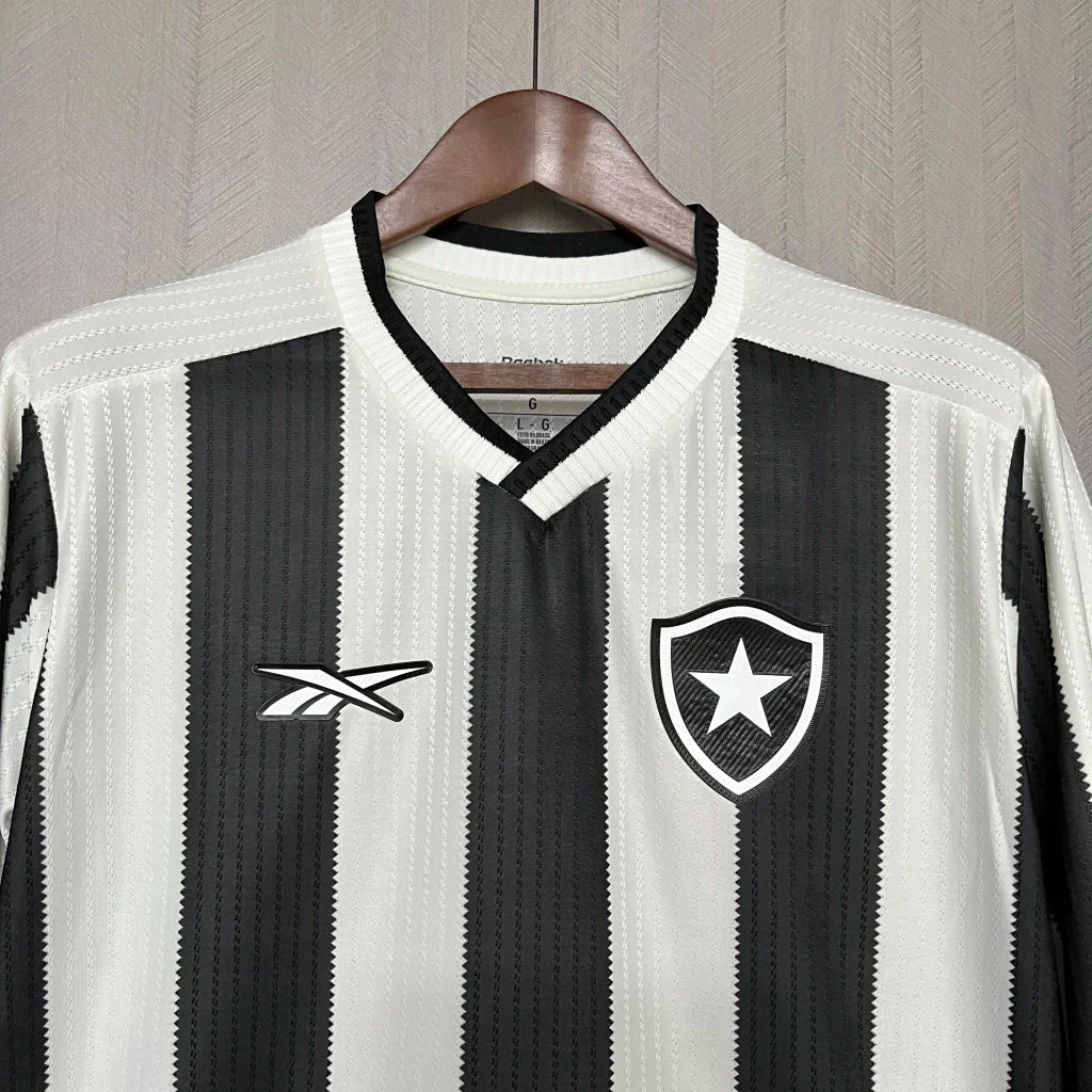Camisa Botafogo Home I 2024/25 Manga Longa Torcedor Masculina