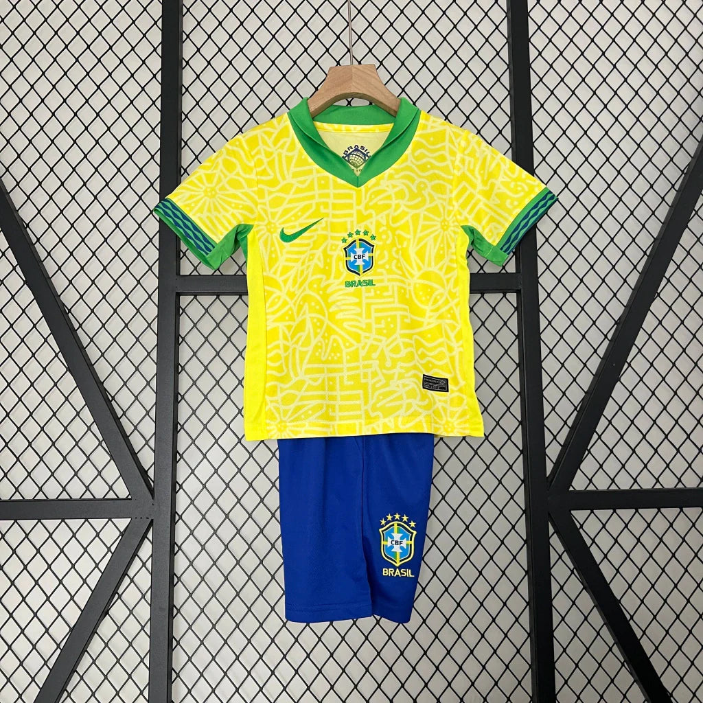 Kit Infantil Brasil Home (1) 2024/25 Nike