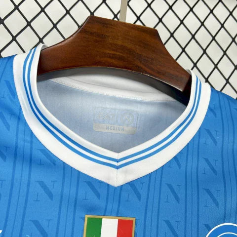 Camisa Napoli Home I 2025/26 EA7 Torcedor Masculina - Azul