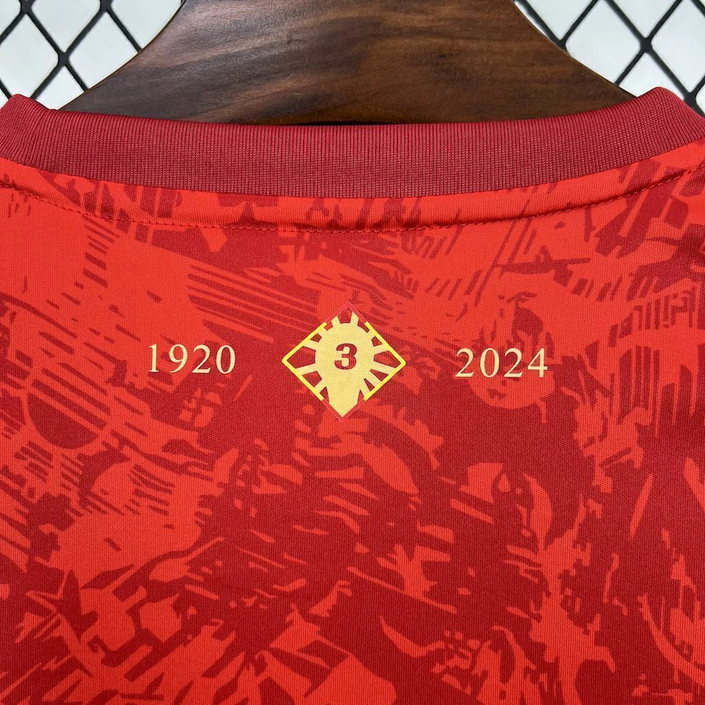 Camisa Espanha 'Los Toros' 2025 Comma Football Torcedor Masculina