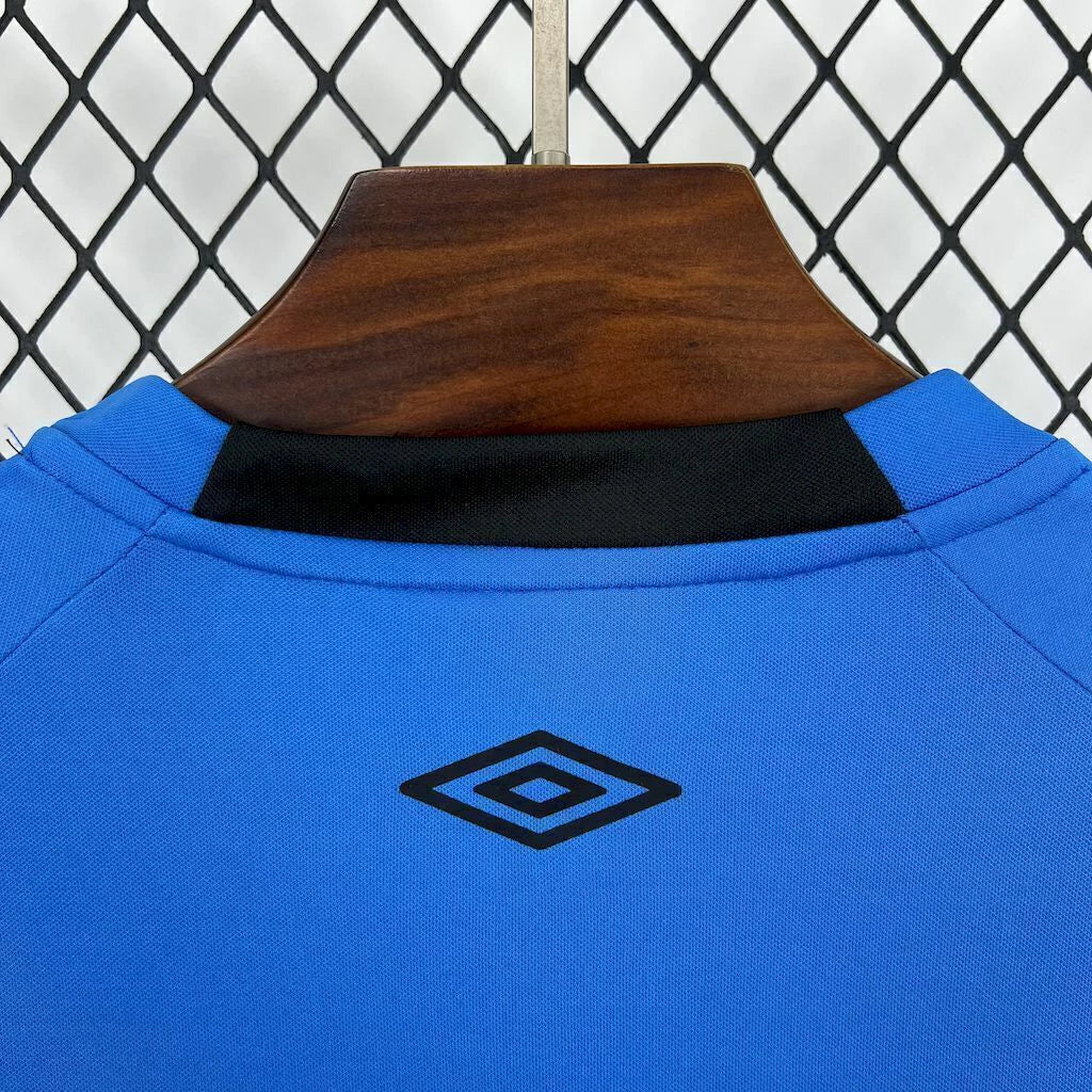 Camisa Santos Goleiro 2025/26 umbro Torcedor Masculina Azul