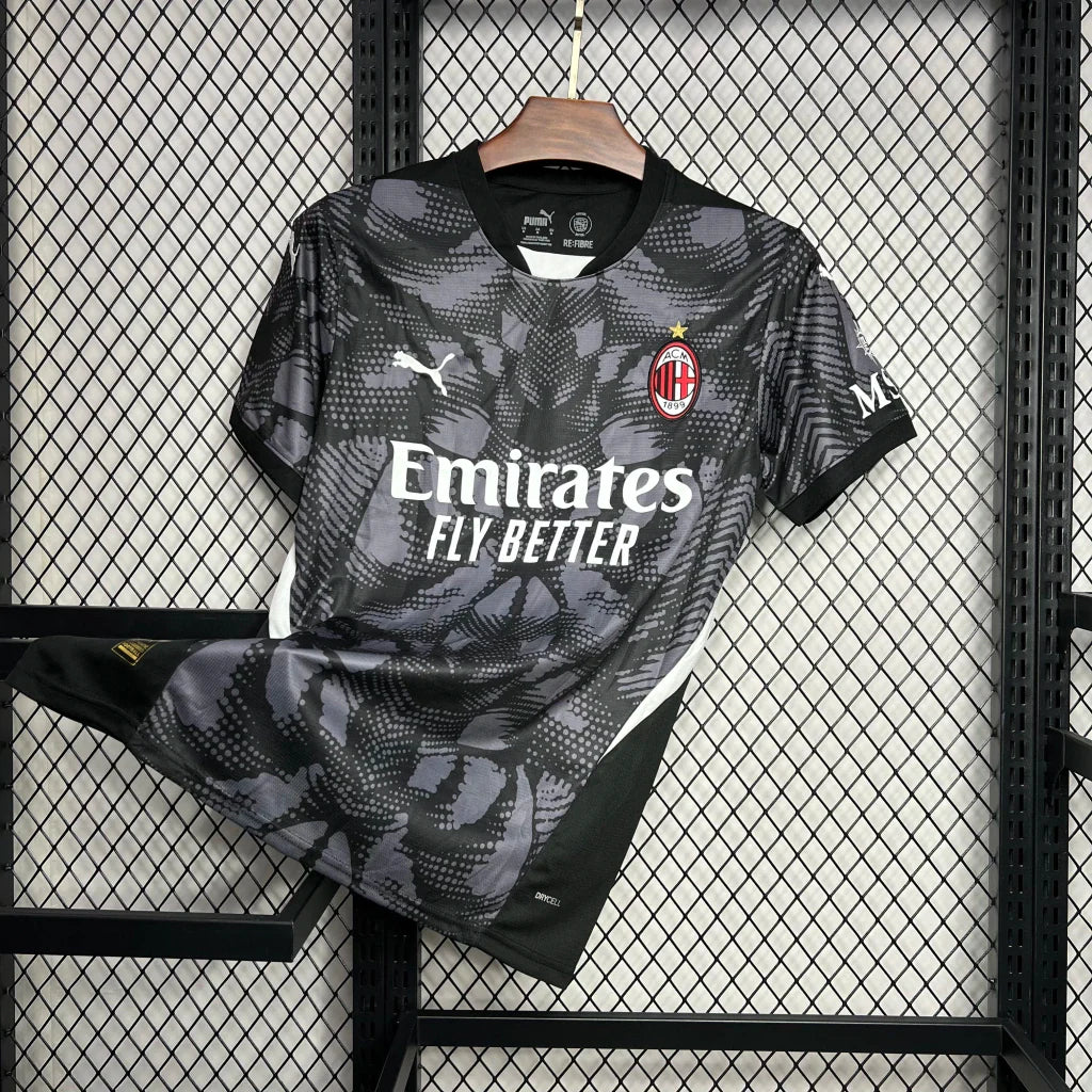 Camisa AC Milan Goleiro 2024/25 Puma Torcedor Masculina - Preta