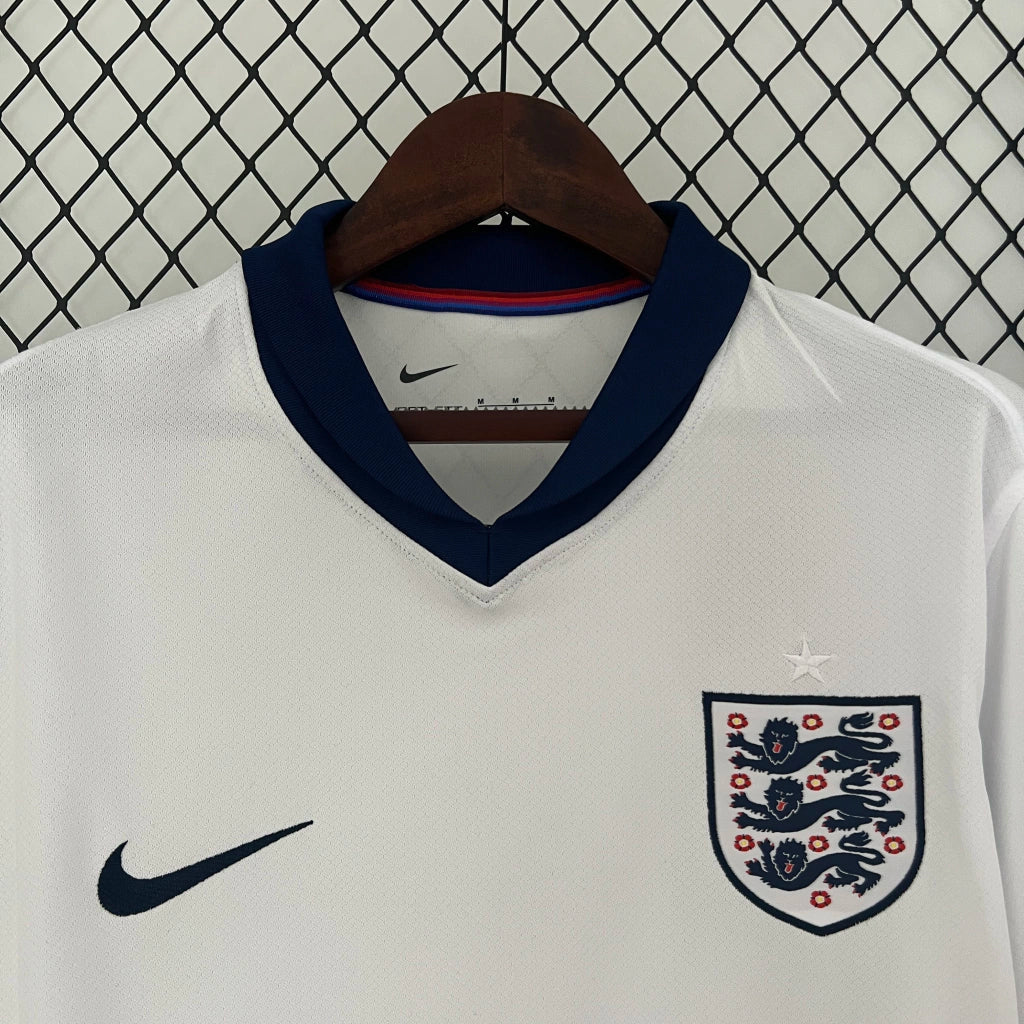 Camisa Inglaterra Home I 2024/25 Nike Torcedor Masculina - Branca