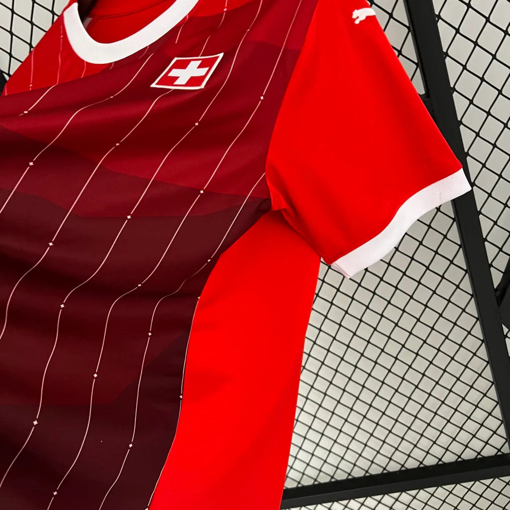 Camisa Suíça Home I 2023/24 Puma Torcedor Masculina - Vermelha