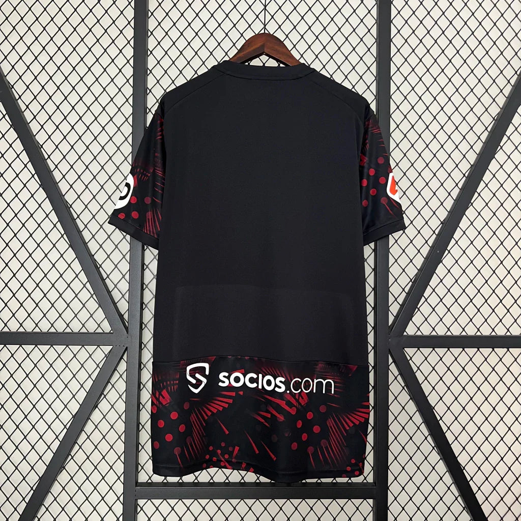 Camisa Sevilla Third III 2024/25 Castore Torcedor Masculina - Preta
