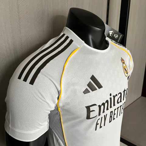 Camisa Real Madrid Home I 2025/26 Adidas Jogador Masculina - Branca