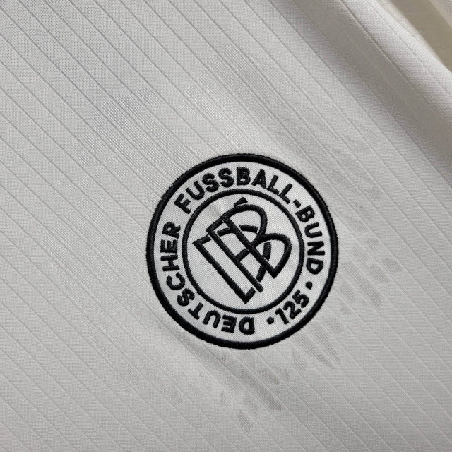 Camisa Alemanha '125th Anniversary' 2025/26 Adidas Torcedor Masculina - Branca