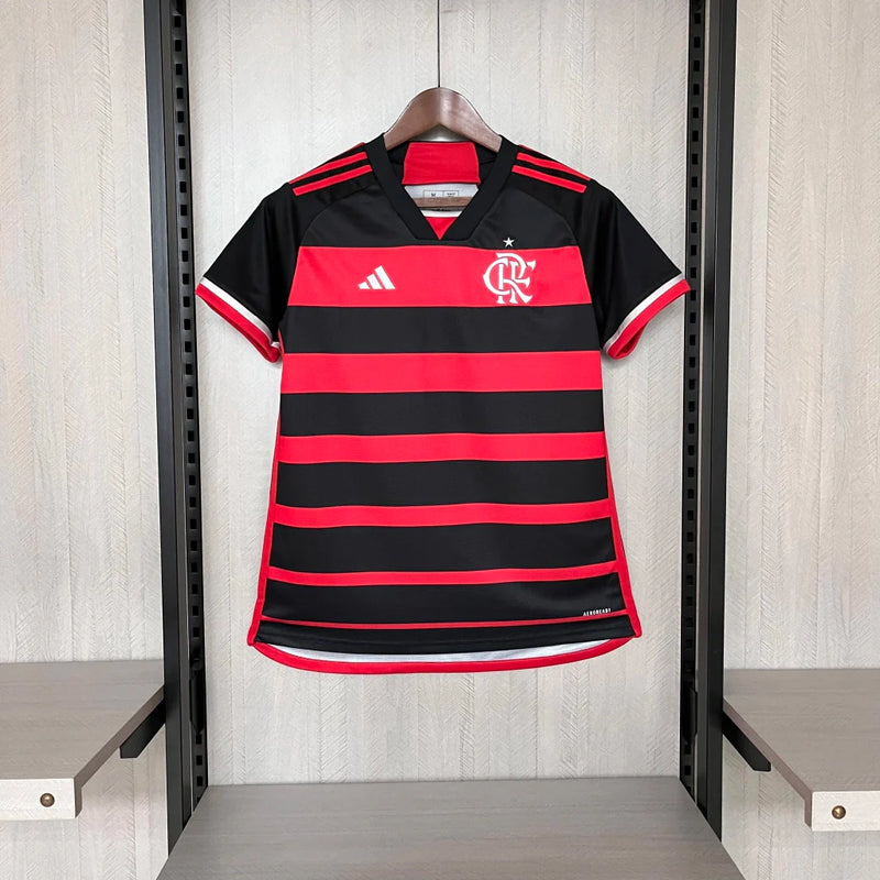 Camisa Flamengo Home (1) 2024/25 Adidas torcedora Feminina