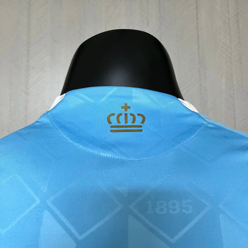 Camisa Bélgica Away II 2024/25 Adidas jogador Masculina - Azul
