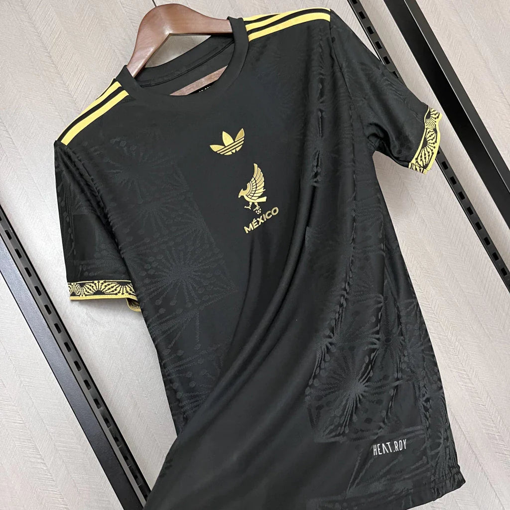 Camisa México Home I 2025/26 Adidas Torcedor Masculina - Preta
