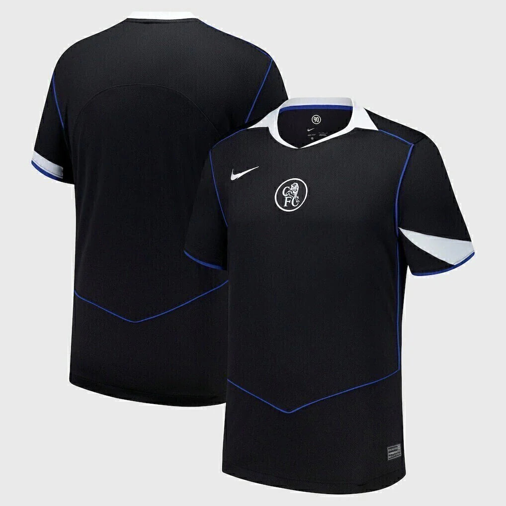 Camisa Chelsea third III 2025/26 Torcedor Nike Masculina - Preto