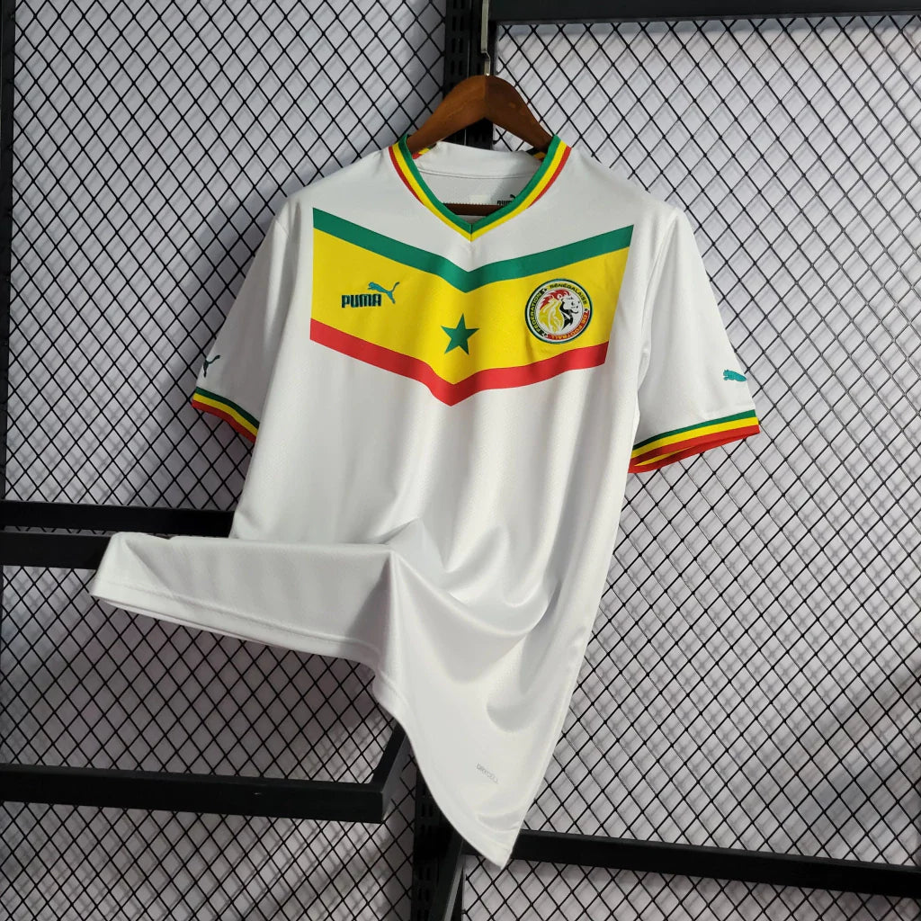 Camisa Senegal Home I 2022/23 Puma Torcedor Masculina - Branca