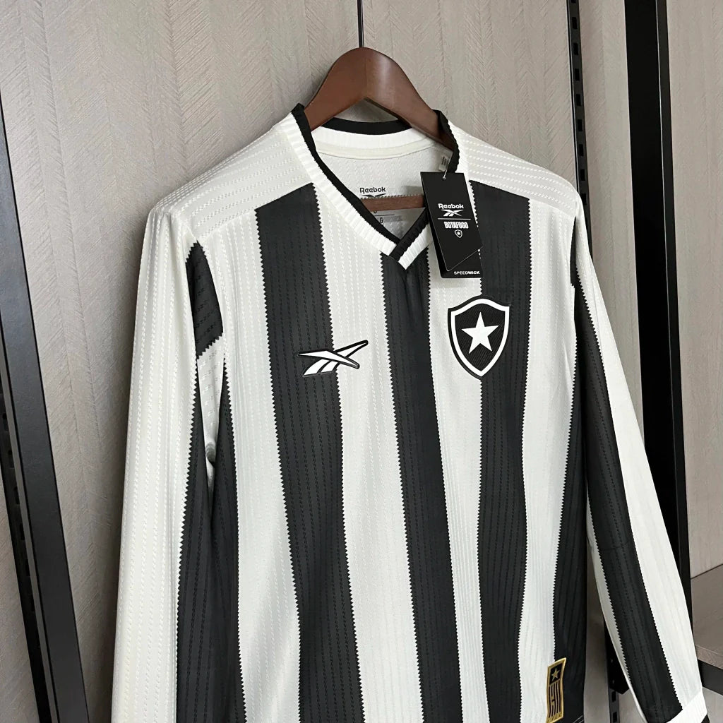 Camisa Botafogo Home I 2024/25 Manga Longa Torcedor Masculina