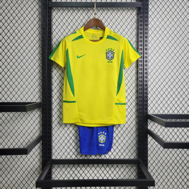 Kit Infantil Brasil Home (1) 2002 Nike Retrô