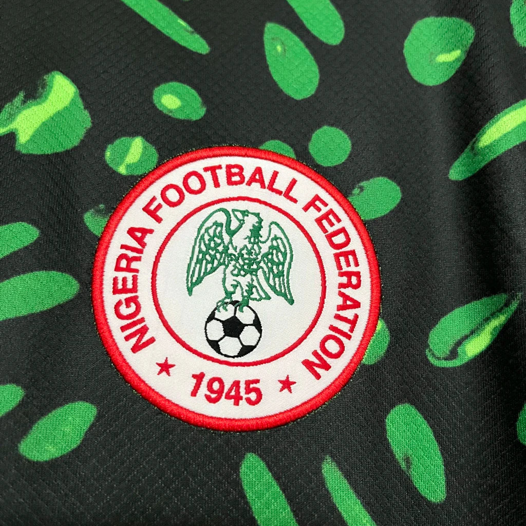 Camisa Nigéria Home I 2024/25 Nike Torcedor Masculina - Preta